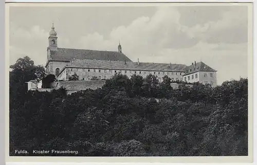 (20498) AK Fulda, Kloster Frauenberg, vor 1945