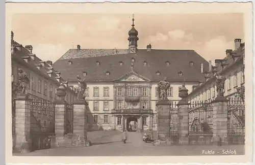 (20470) Foto AK Schloss Fulda, vor 1945