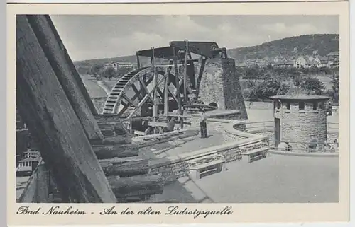 (19156) AK Bad Nauheim, alte Ludwigsquelle, vor 1945