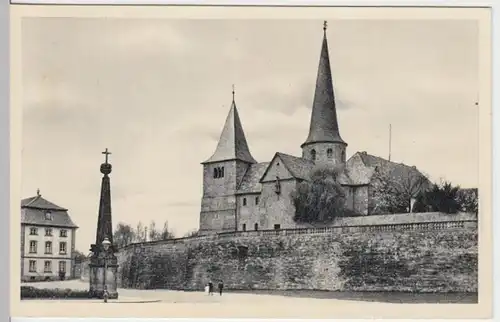 (17303) AK Fulda, Michaelskirche, gel. 1955