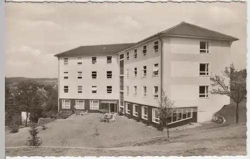 (17000) Foto AK Bad König, Odenwald, Sanatorium, Sonderstempel 1960