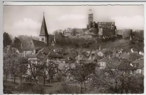 (16947) Foto AK Königstein (Taunus), Burg, kath. Kirche