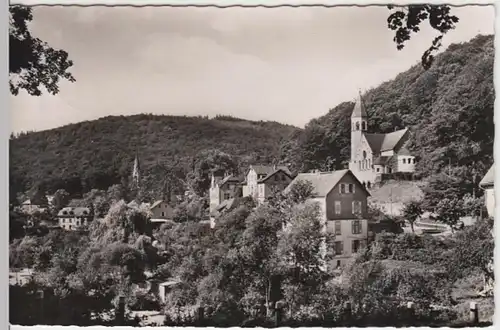 (16936) Foto AK Schlangenbad (Taunus), Ortsansicht 1955