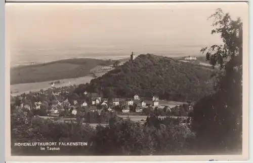 (16093) Foto AK Falkenstein, Königstein im Taunus, Panorama 1960