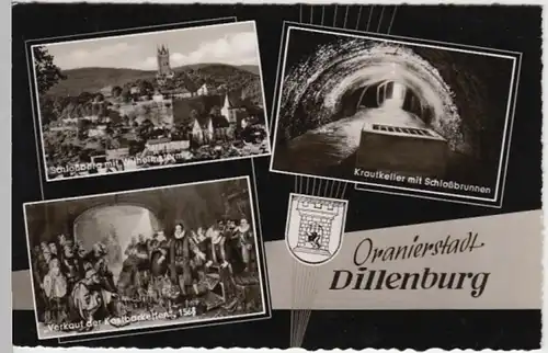 (13826) Foto AK Dillenburg, Mehrbildkarte, nach 1945