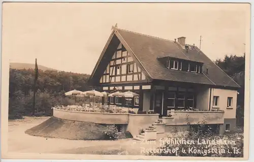 (115362) Foto AK Rettershof b. Königstein i.Ts.,Gasthof Zum fröhlichen Landmann
