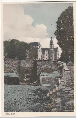 (113802) AK Hadamar, Brücke, Schloss