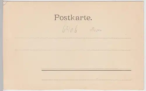 (113675) AK Gruß aus Jossa, Sinntal, Viadukt, Bahnhof, um 1901