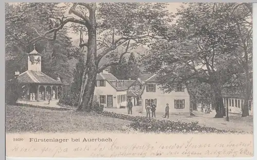 (113421) Künstler AK Fürstenlager bei Auerbach, Hessen 1904