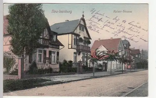 (113255) AK Neu Isenburg, Kaiserstraße 1911
