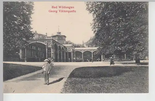 (111901) AK Bad Wildungen, Georg Viktor Quelle 1907