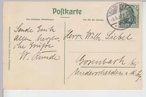 (111901) AK Bad Wildungen, Georg Viktor Quelle 1907