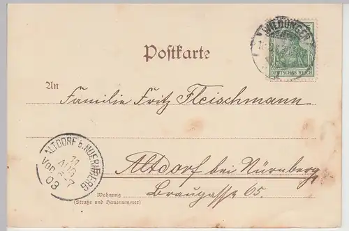 (111883) AK Bad Reinhardshausen, Bad Wildungen, Reinhardsquelle 1903