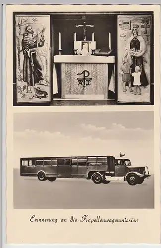 (111789) Foto AK Missionswagen der Ostpriesterhilfe, Königstein im Taunus, nach