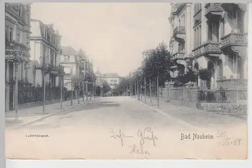 (111371) AK Bad Nauheim, Luisenstraße 1904