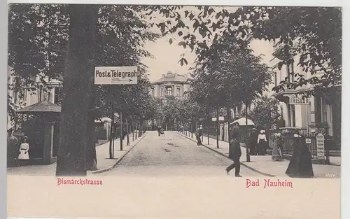 (111370) AK Bad Nauheim, Bismarckstraße vor 1905