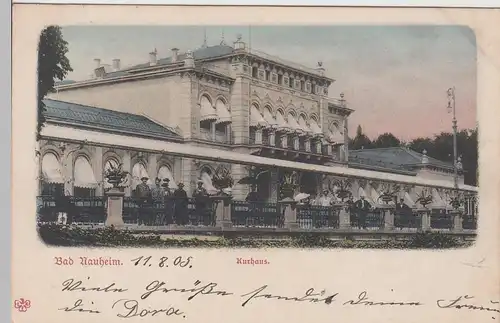 (109248) AK Bad Nauheim, Kurhaus 1905