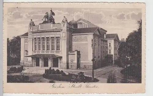 (108704) AK Gießen, Stadttheater, Feldpost 1915