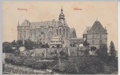 (108703) AK Schloss Marburg 1907