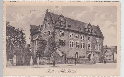 (108702) AK Gießen, Altes Schloss, Feldpost 1915