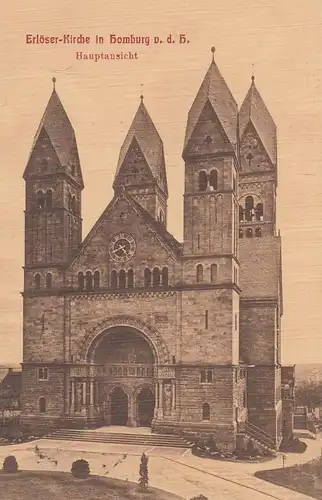 (108128) AK Bad Homburg vor der Höhe, Erlöser-Kirche 1908