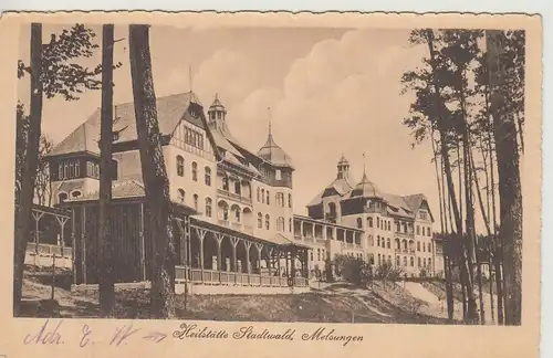 (107919) AK Melsungen, Heilstätte Stadtwald 1917