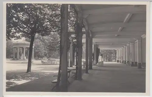 (107459) Foto AK Bad Homburg vor der Höhe, Elisabethbrunnen mit Wandelhalle, 193