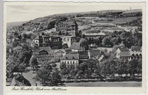 (107452) AK Bad Hersfeld, Blick vom Stadtturm, vor 1945