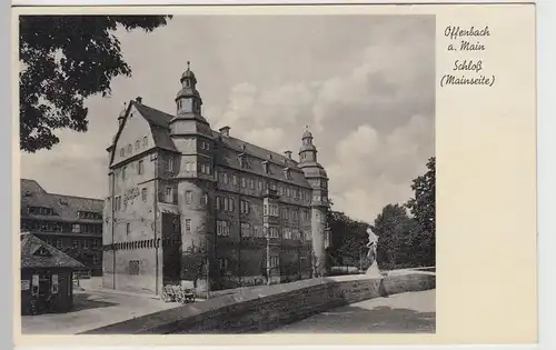 (107407) AK Offenbach a.M., Schloss Mainseite, Feldpost 1942