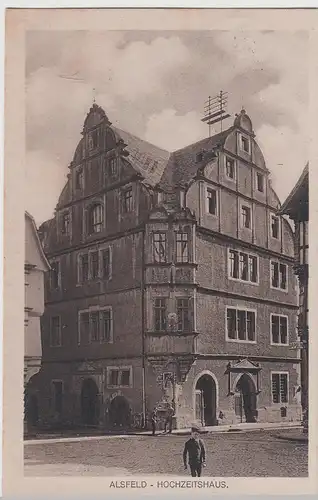 (106960) AK Alsfeld, Hochzeitshaus 1924