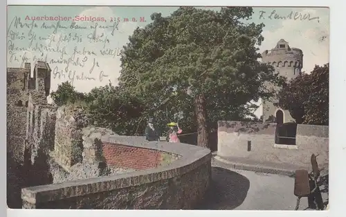 (104673) AK Auerbacher Schloss a.d. Bergstraße, 1909