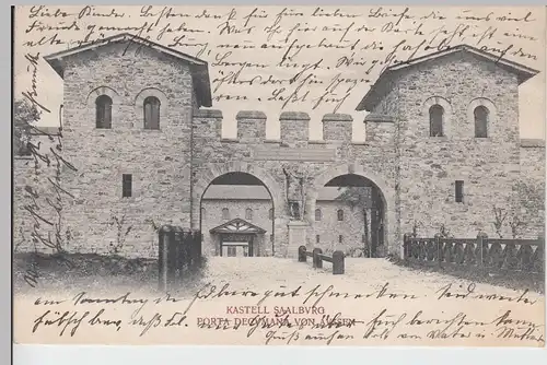 (100966) AK Kastell Saalburg, Bad Homburg Höhe, Porta Decumana 1903