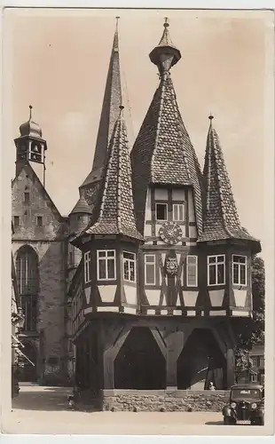 (100520) Foto AK Michelstadt, Odenwald, Rathaus, Glockenspiel 1941
