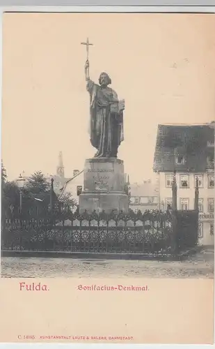 (100491) AK Fulda, Bonifatius Denkmal, bis 1905