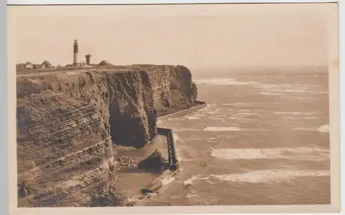 (85314) Foto AK Helgoland, Westküste vor 1945