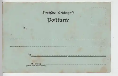 (110005) AK Gruß aus Helgoland, Nordspitze, Mondscheinkarte, bis 1905