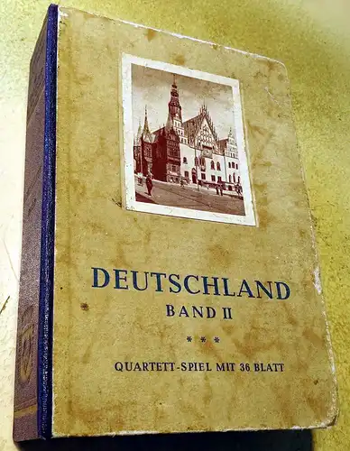 (D636) Kartenspiel, Schmidt Quartett "Deutschland Band II" ca. 1930er