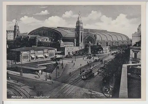 (106145) AK Hamburg, Hauptbahnhof, 1940er