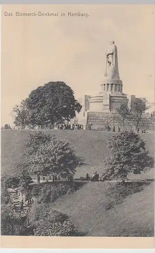 (103790) AK Hamburg, Bismarckdenkmal, um 1906
