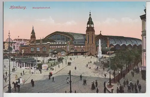 (100006) AK Hamburg, Hauptbahnhof, vor 1945