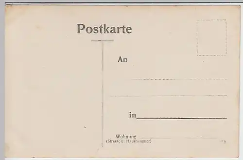 (29946) Foto AK Personen vor einem Wohnhaus um 1910