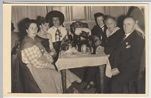 (19527) Foto AK Faschingsgesellschaft, Foto Hannover-Döhren, vor 1945