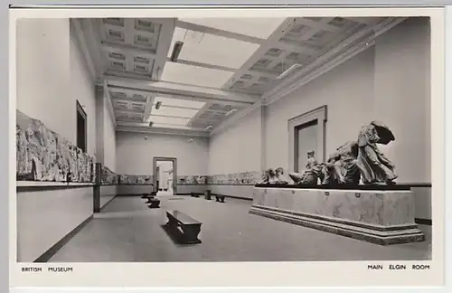 (19482) Foto AK London, Britisches Museum, Elgin Room, nach 1945