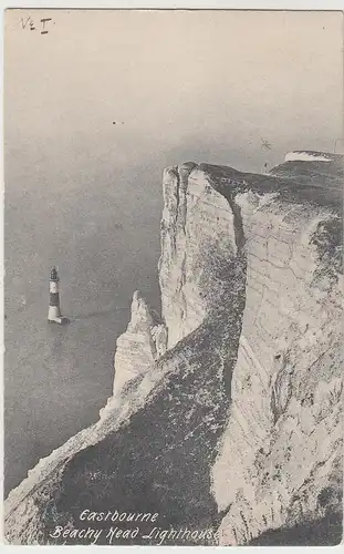 (107127) AK Eastbourne, East Sussex, Beachy Head, Lighthouse, vor 1945