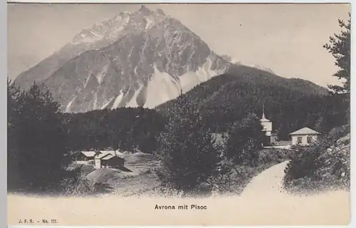 (29481) AK Avrona mit Pisoc, um 1905