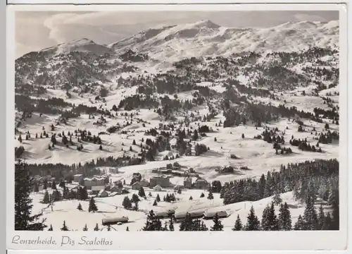 (14526) Foto AK Lenzerheide/ Lai, Panorama, Piz Scalottas 1953
