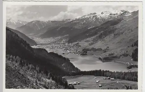 (14274) Foto AK Davosersee, Davos, Altein 1960