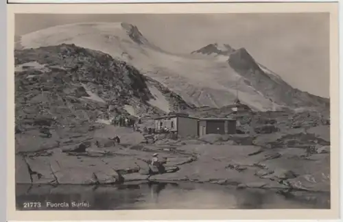 (11598) Foto AK Fuorcla Surlej, vor 1945