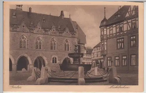 (97177) AK Goslar, Marktbecken, vor 1945