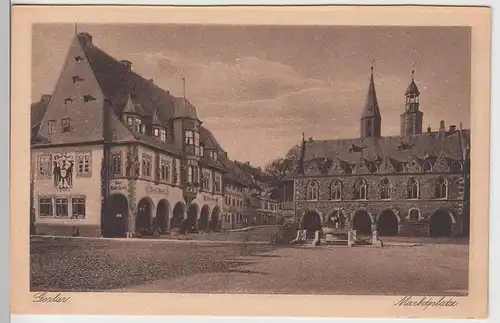 (97175) AK Goslar, Marktplatz, vor 1945